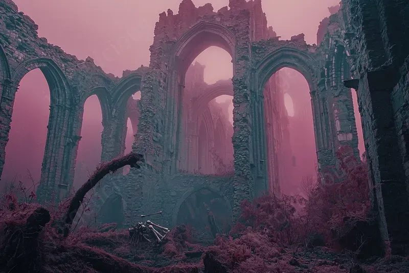 Atmospheric Decayed Worlds Midjourney Prompt | PromptBase