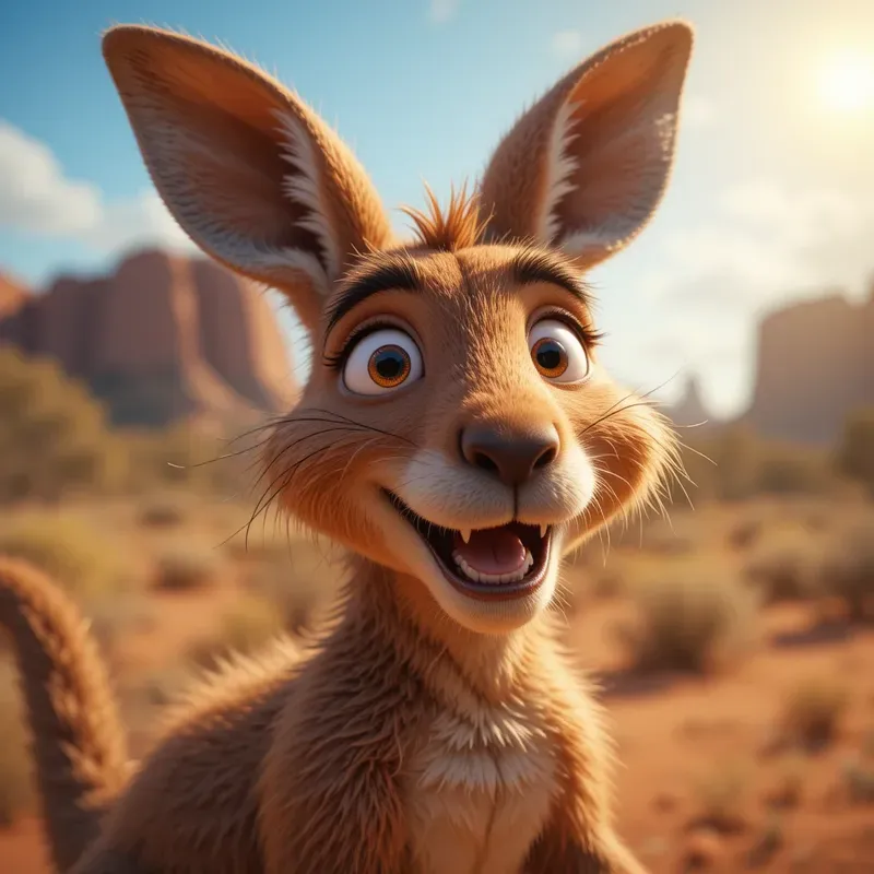 Joyful 3D Animals In Lively Scenes Midjourney Prompt | PromptBase