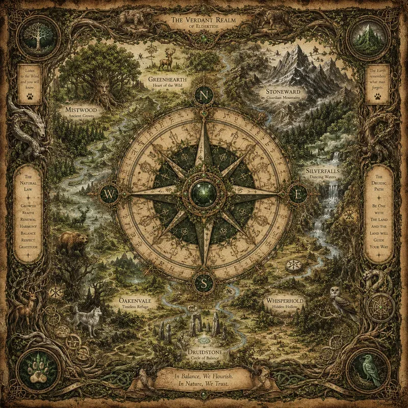 8 Elemental Code Using Compass Arcane Elemental Compass Cartography ChatGPT Image Prompt | PromptBase