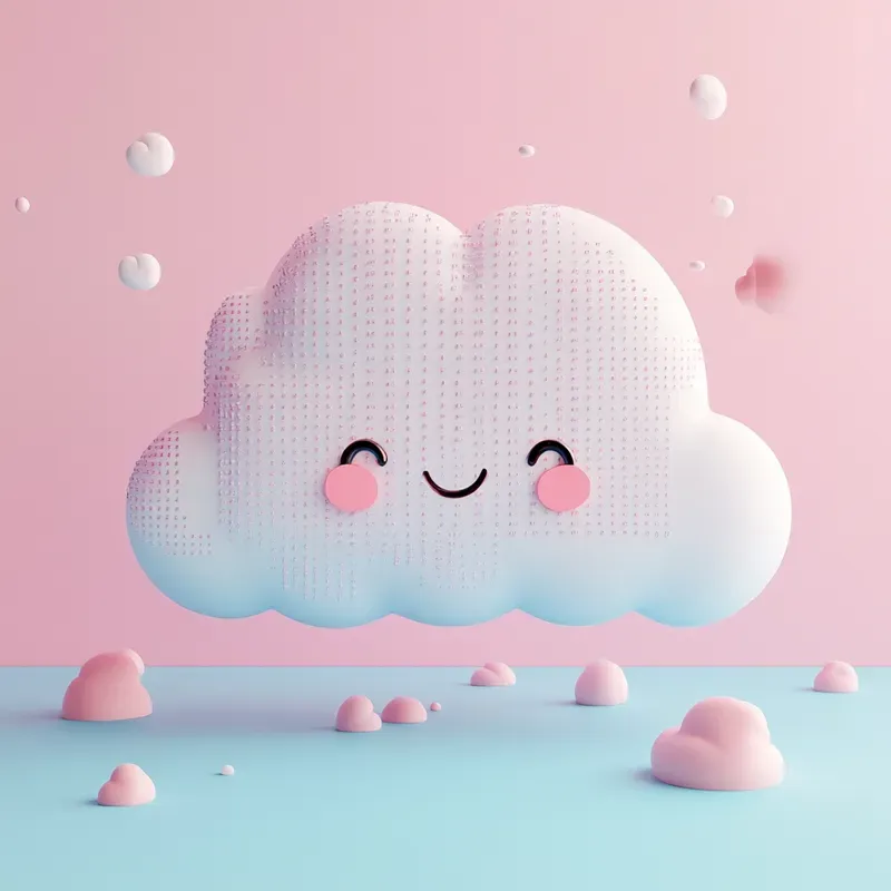 Binary Code Cute Logos Midjourney Prompt | PromptBase