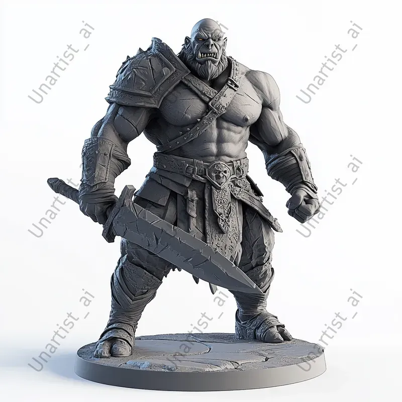 DnD Miniature 3D Models Midjourney Prompt | PromptBase