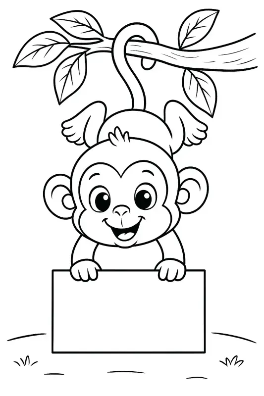 Adorable Baby Animals Line Art ChatGPT Image Prompt | PromptBase