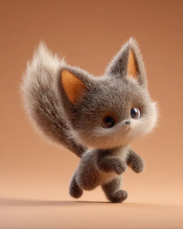 3D Fluffy Cute Animals Rendering Midjourney Prompt | PromptBase