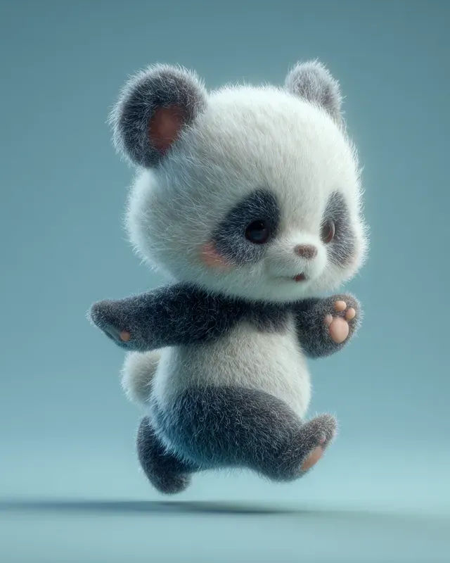 3D Fluffy Cute Animals Rendering Midjourney Prompt | PromptBase