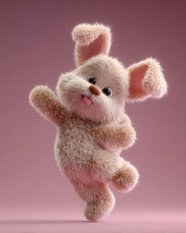 3D Fluffy Cute Animals Rendering Midjourney Prompt | PromptBase