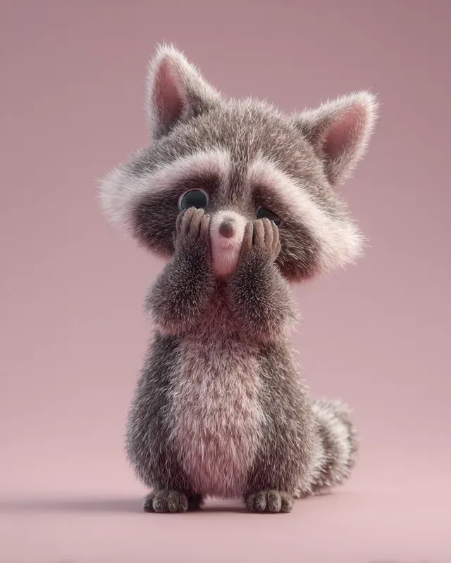 3D Fluffy Cute Animals Rendering Midjourney Prompt | PromptBase