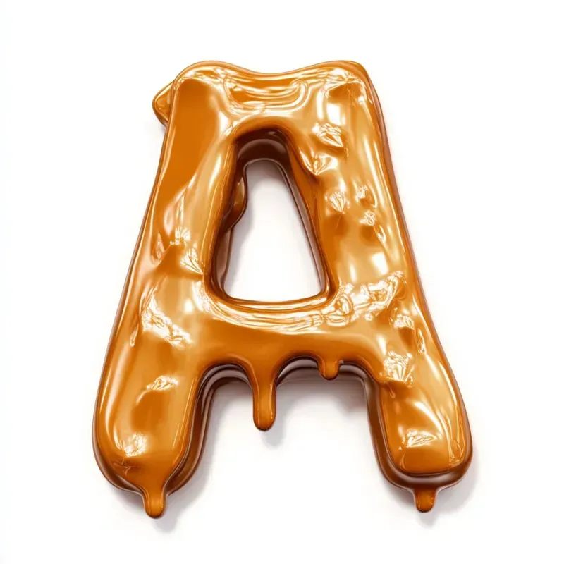 Glazed Lettering Dripping Glaze Alphabet Letters Midjourney Prompt | PromptBase