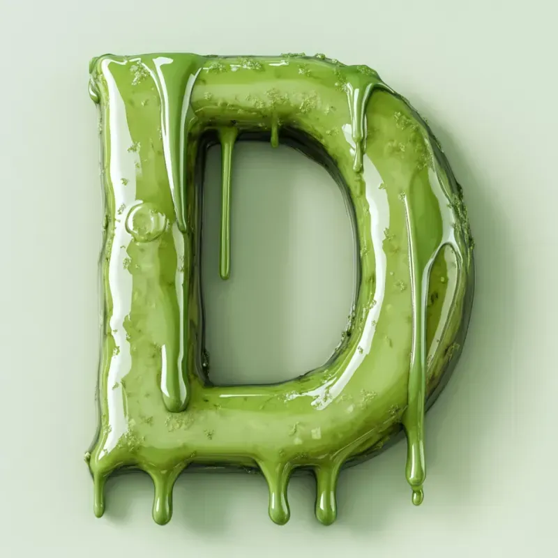 Glazed Lettering Dripping Glaze Alphabet Letters Midjourney Prompt | PromptBase