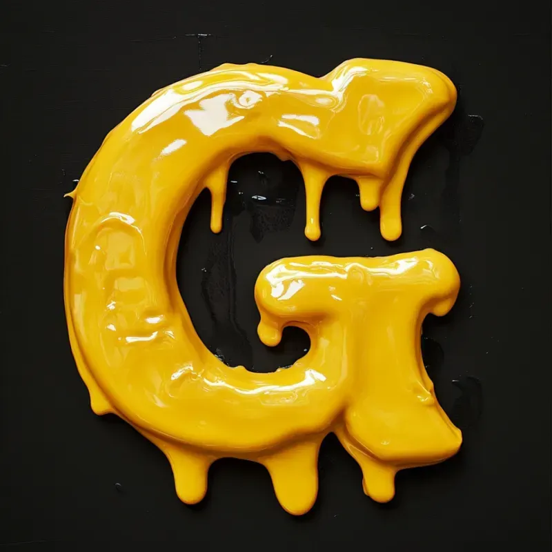 Glazed Lettering Dripping Glaze Alphabet Letters Midjourney Prompt | PromptBase