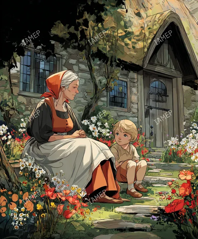 Storybook Medieval Scenes Midjourney Prompt | PromptBase