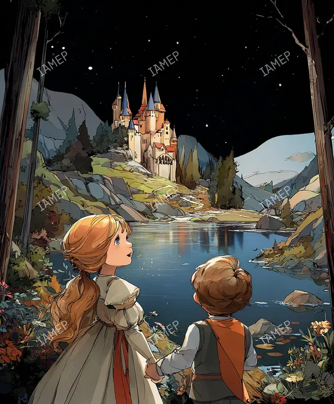 Storybook Medieval Scenes Midjourney Prompt | PromptBase