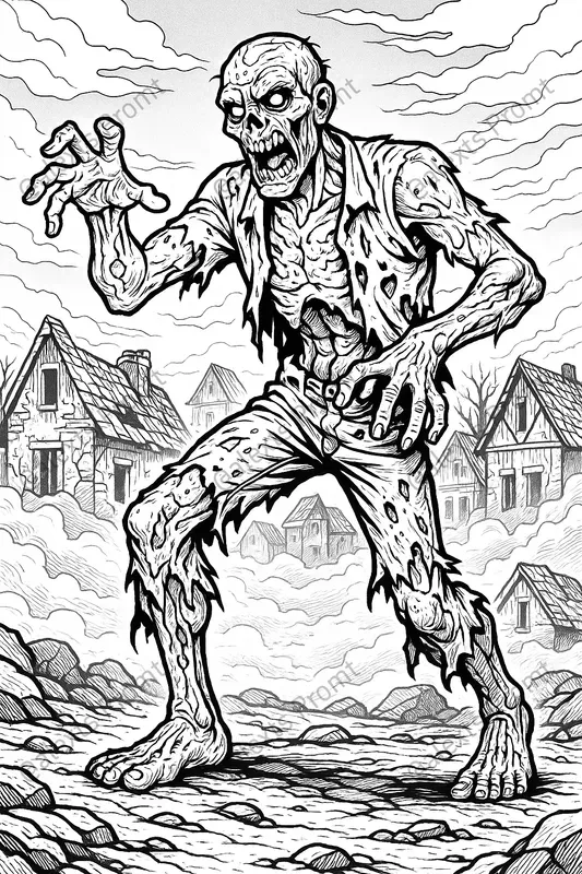 Pooky Comic Art Coloring Adventures ChatGPT Image Prompt | PromptBase