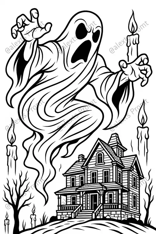 Pooky Comic Art Coloring Adventures ChatGPT Image Prompt | PromptBase