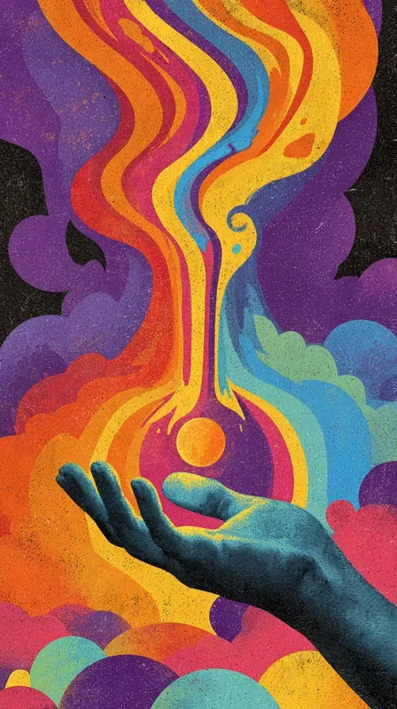 Surreal Psychedelic 1970s Album Covers Midjourney Prompt | PromptBase