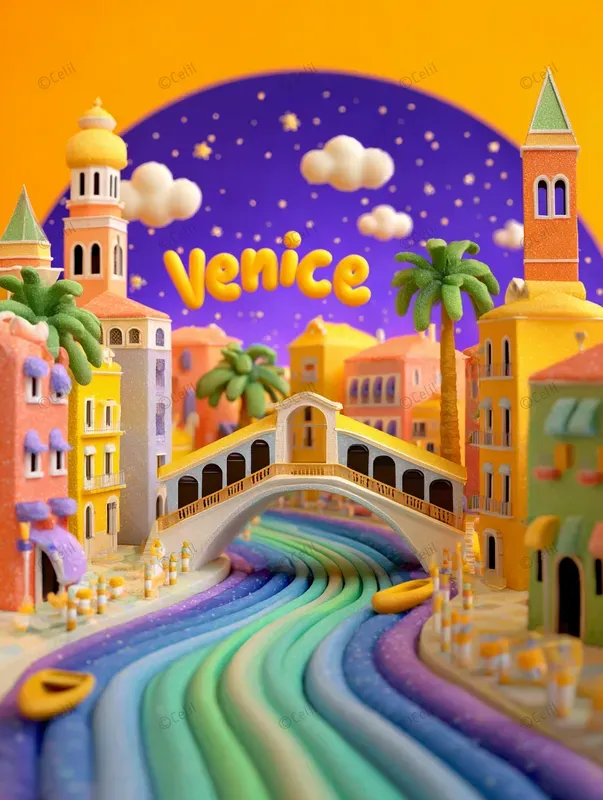 Toycore City Poster Packs Midjourney Prompt | PromptBase