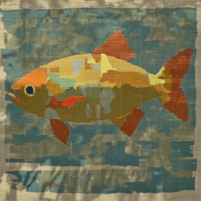 Animals On Traditional Rag Rugs Artworks Midjourney Prompt | PromptBase