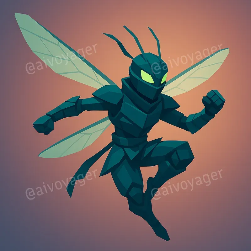 Insect Ninja Low Poly Characters ChatGPT Image Prompt | PromptBase