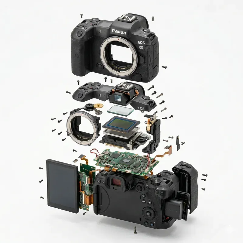 Exploded View Product Photos Gemini Image Prompt | PromptBase