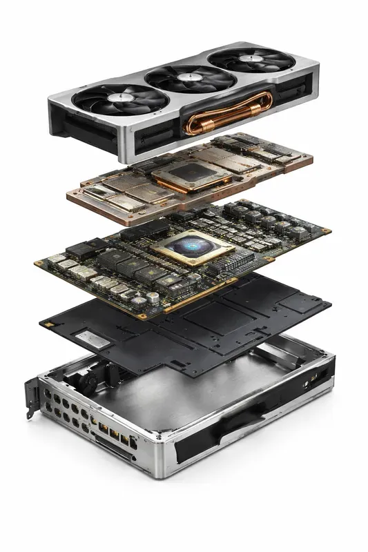 Exploded Hardware Display Isometric Hardware Exploded View Pros ChatGPT Image Prompt | PromptBase