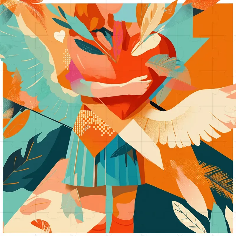 Poster Fragmentation Abstract Fragmented Posters Midjourney Prompt | PromptBase