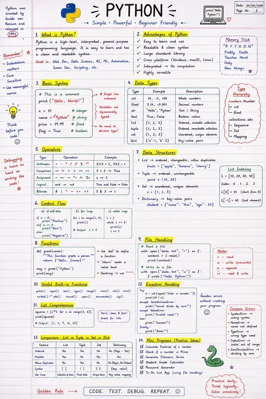 Study Notes Prompt Handwritten Study Notes Generator ChatGPT Image Prompt | PromptBase