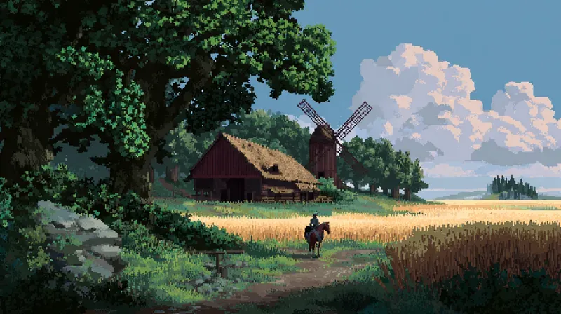 Pixel Art Wallpapers Midjourney Prompt | PromptBase