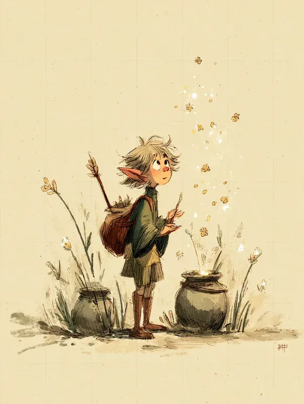 Easy Fantasy Storybook Art Midjourney Prompt | PromptBase