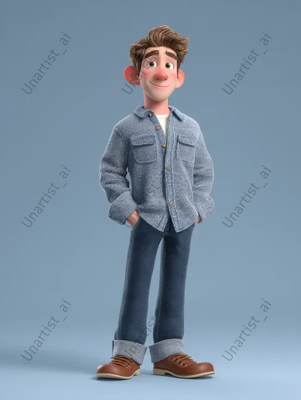 Design Pixar Style 3D Characters Midjourney Prompt | PromptBase