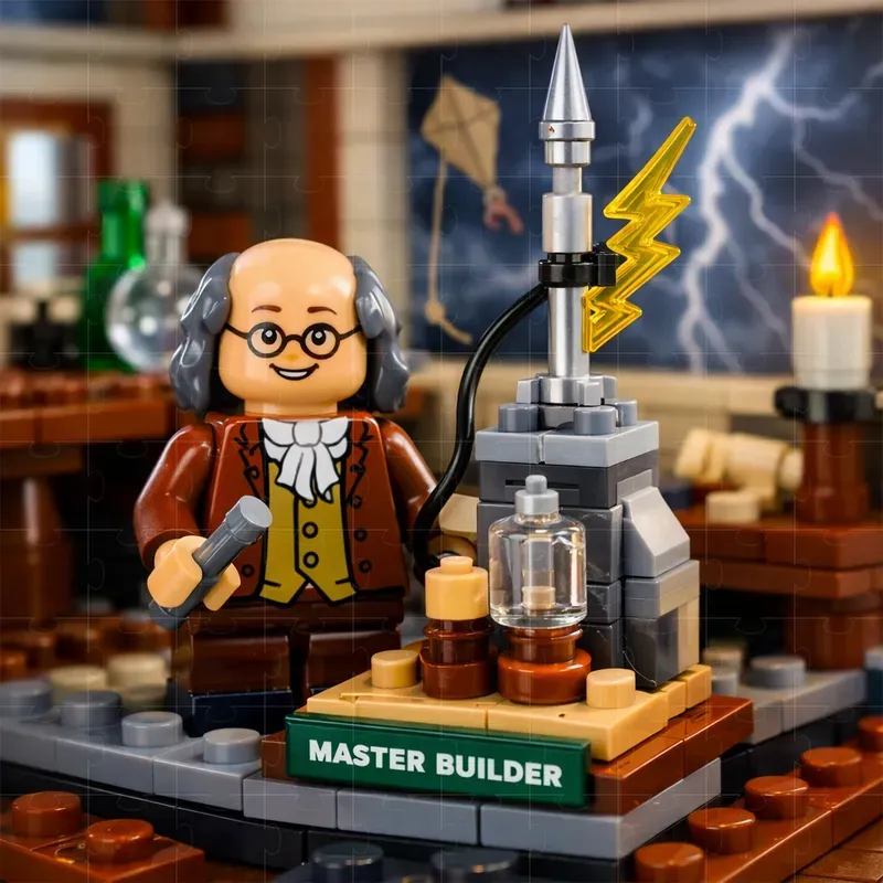 Lego Inventor Figure Lego Master Inventors And Their Inventions ChatGPT Image Prompt ...