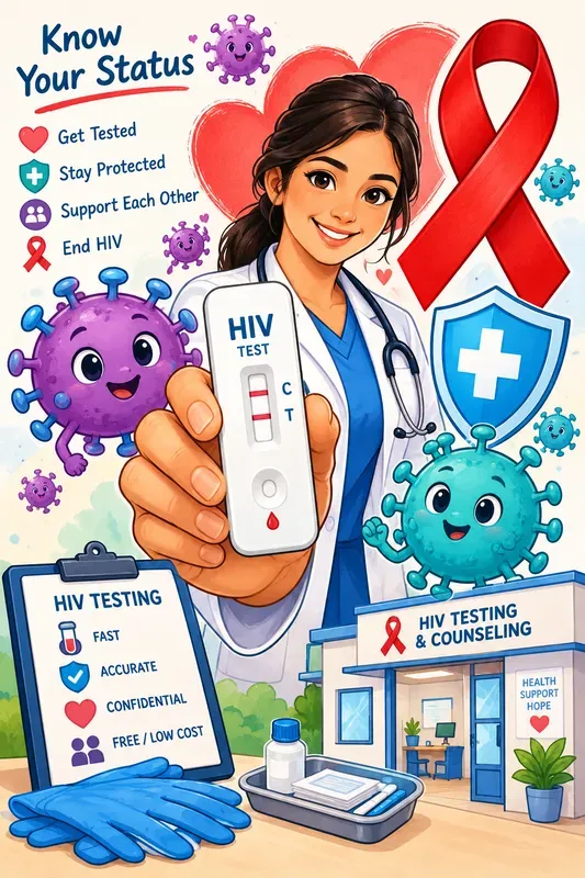 Hiv Awareness Hope Illustrations ChatGPT Image Prompt | PromptBase