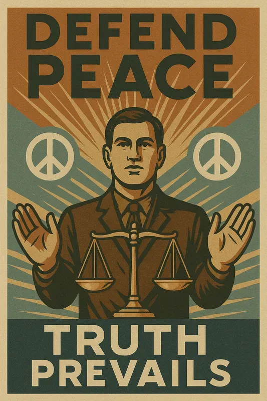 Retro Justice Vintage Justice Posters ChatGPT Image Prompt | PromptBase