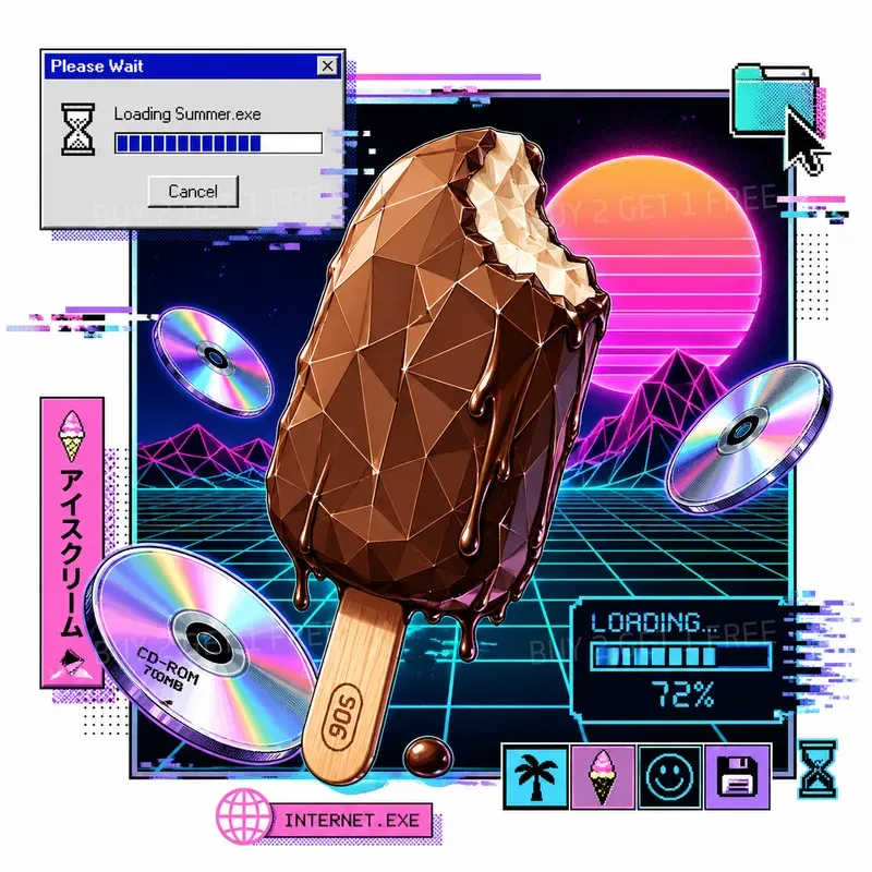 Liquid Vaporwave Summer Tech Food Hybrids ChatGPT Image Prompt | PromptBase