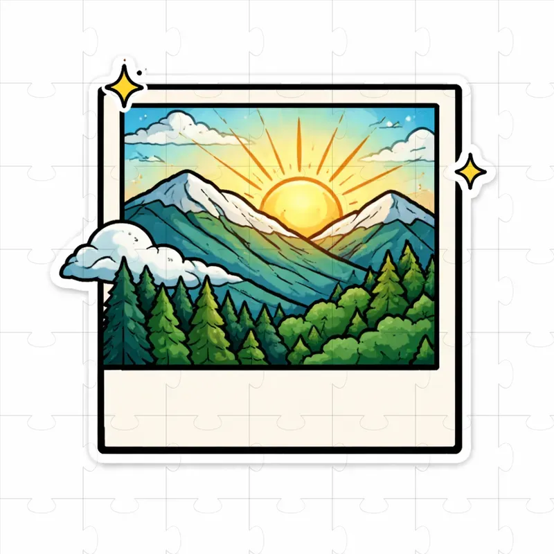Square Frame Sticker Square Photo Frame Sticker Designs ChatGPT Image Prompt | PromptBase