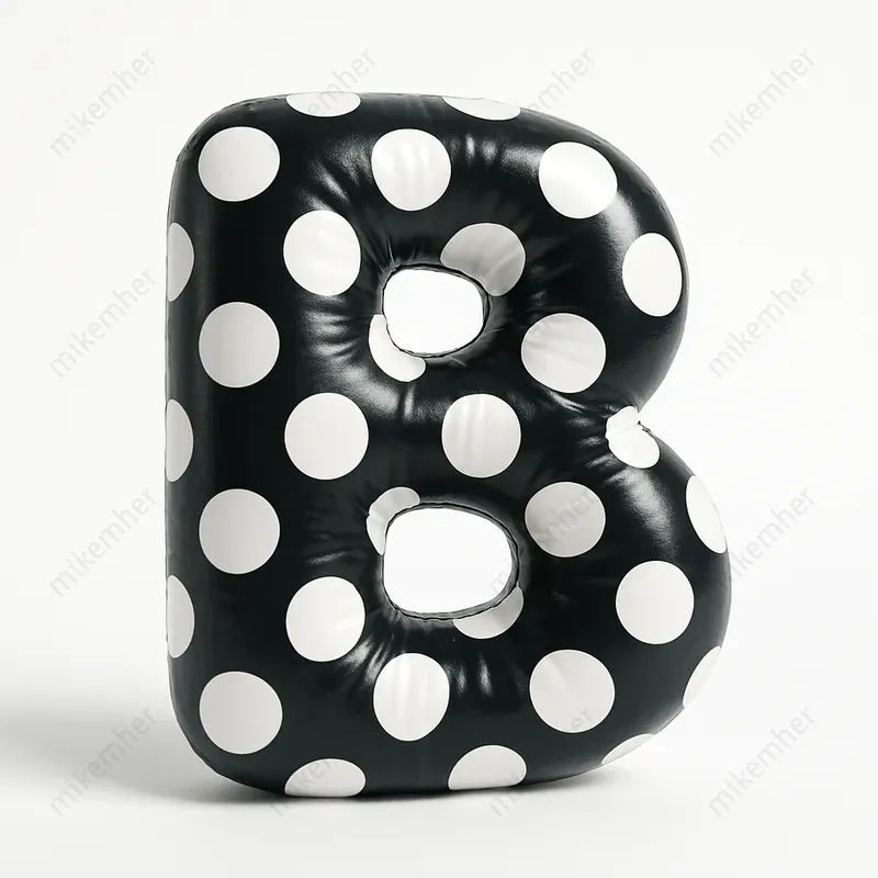 Inflated 3D Letters With Bold Patterns ChatGPT Image Prompt | PromptBase