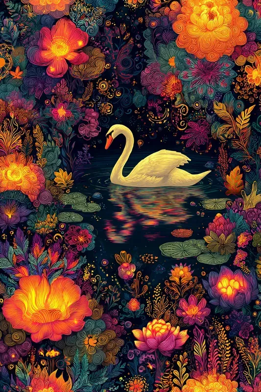 Psychedelic Landscape Wallpapers Midjourney Prompt | PromptBase