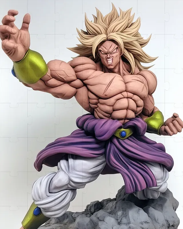 Dbz Sculptures Made Of Clay Midjourney Prompt | PromptBase
