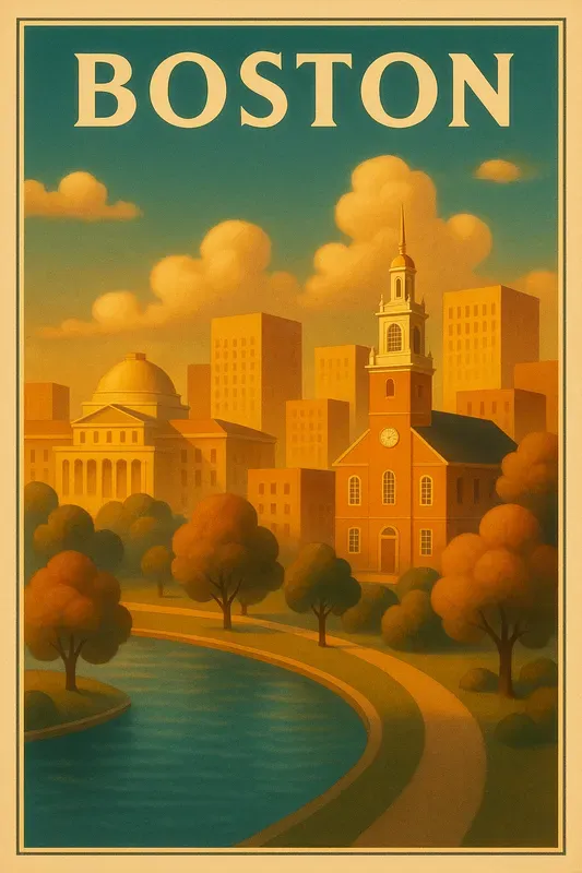 Vintage City Posters ChatGPT Image Prompt | PromptBase