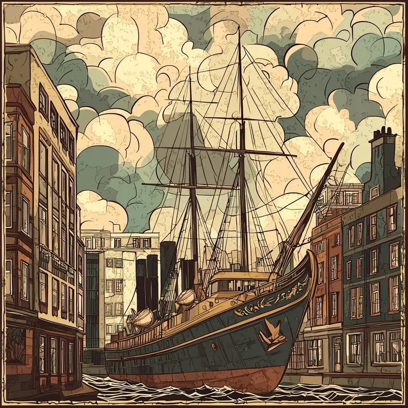 Vintage Illustration Art Midjourney Prompt | PromptBase