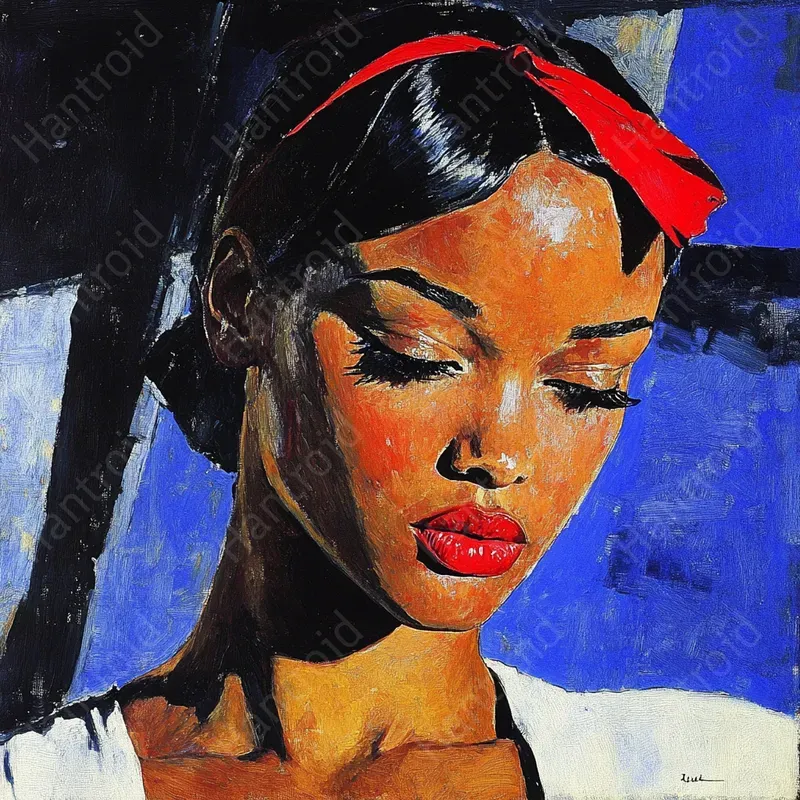 Dynamic Expressionism Dynamic Expressionist Portrait Art Midjourney Prompt | PromptBase