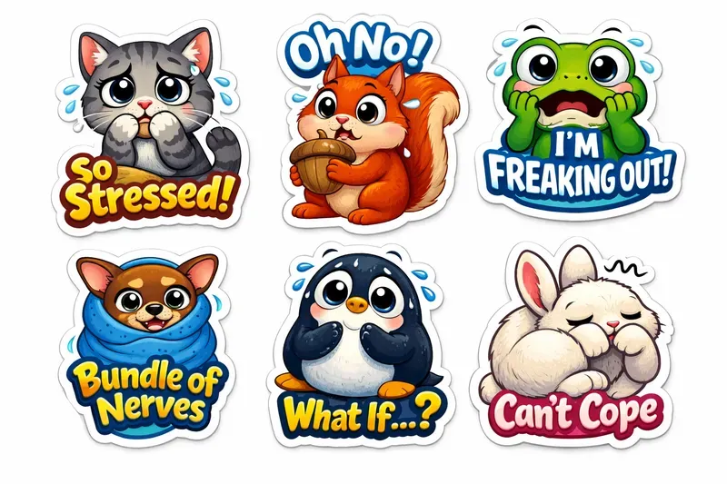 Cute Themed Sticker Set Generator ChatGPT Image Prompt | PromptBase