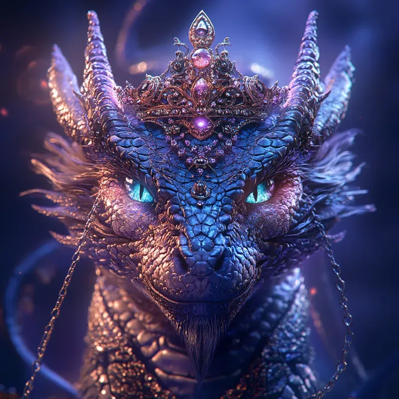 Mystical Regal Creatures In Enchanted At Midjourney Prompt | PromptBase