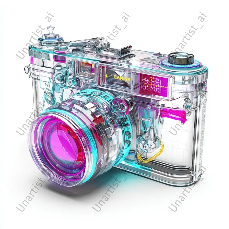 Realistic Transparent Object Designs Midjourney Prompt | PromptBase