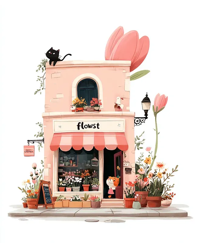 Pink Mini Word Cute Pinktoned Mini Worlds Midjourney Prompt | PromptBase
