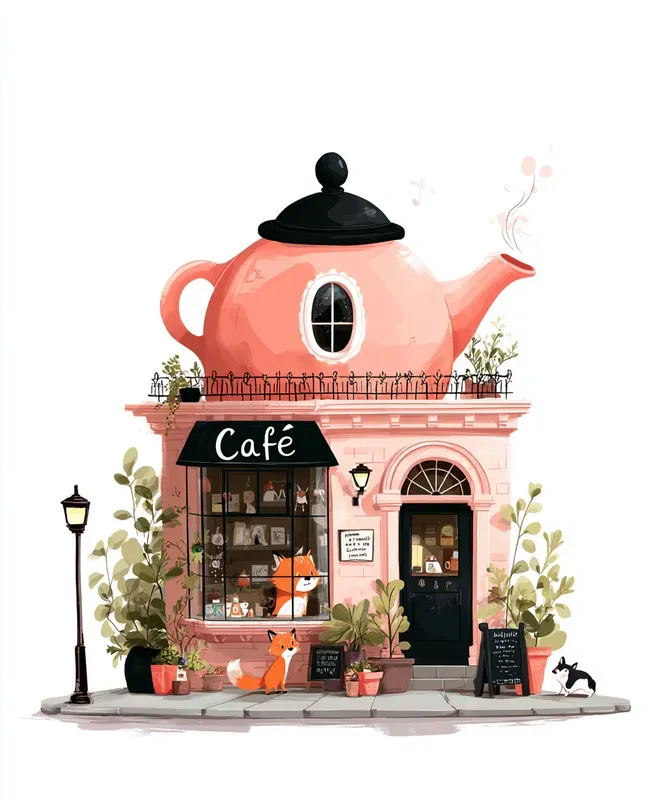 Pink Mini Word Cute Pinktoned Mini Worlds Midjourney Prompt | PromptBase