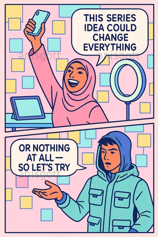 Viral Content Comics Dialogues ChatGPT Image Prompt | PromptBase
