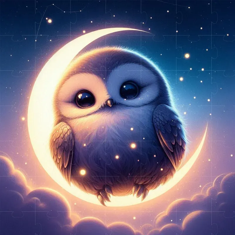Cute Animals Hugging The Moon DALL·E Prompt | PromptBase