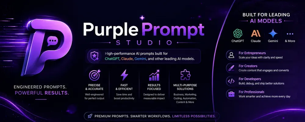 purplepromptstudiov profile banner