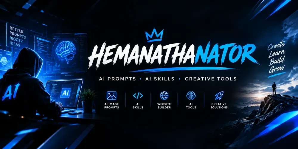 hemanathanator profile banner