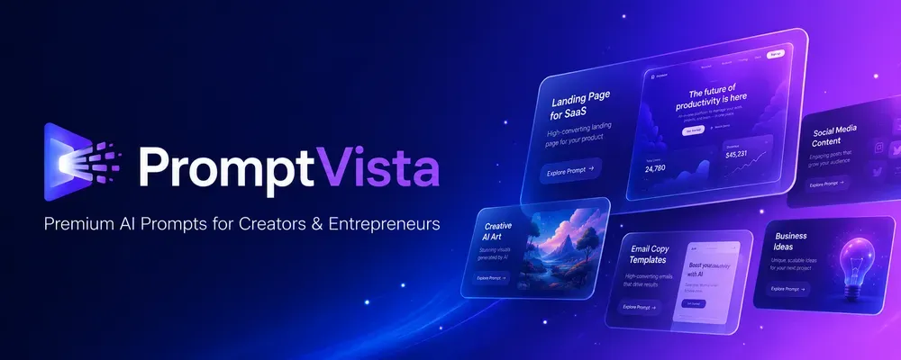 promptvista profile banner