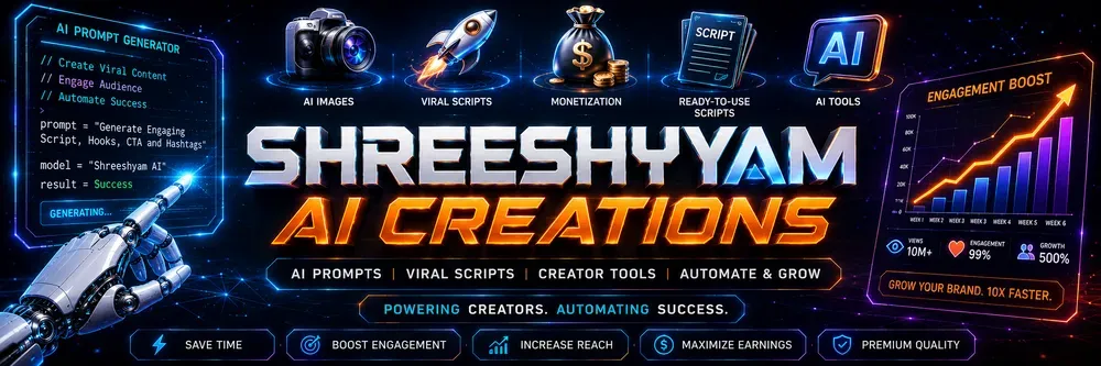 shreeshyamaicreation profile banner